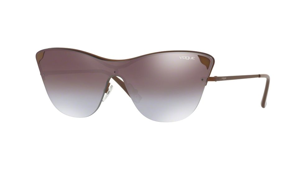 Vogue VO4079S Single Vision Prescription Sunglasses VO4079S-5074B7-39 - Lens Diameter 139 mm, Lens Diameter 39 mm, Frame Color Matte Light Brown