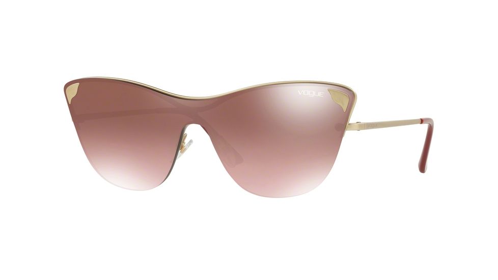 Vogue VO4079S Single Vision Prescription Sunglasses VO4079S-848-H8-39 - Lens Diameter 139 mm, Lens Diameter 39 mm, Frame Color Matte Pale Gold