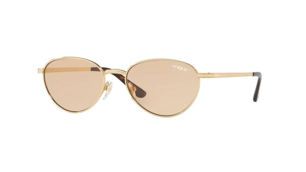 Vogue VO4082S Bifocal Prescription Sunglasses, 53mm, Gold, VO4082S-280-73-53-BI