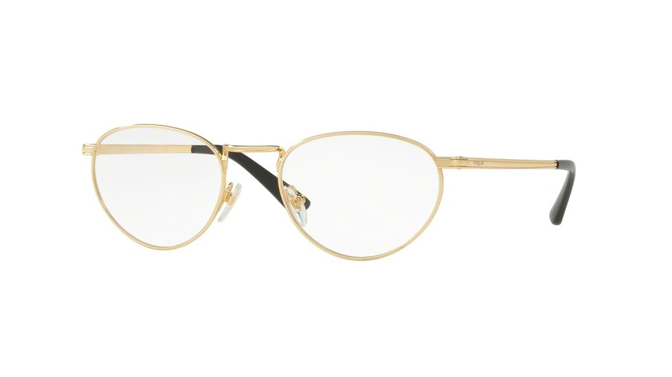 Vogue VO4084 Progressive Prescription Eyeglasses 280-50 - Gold Frame