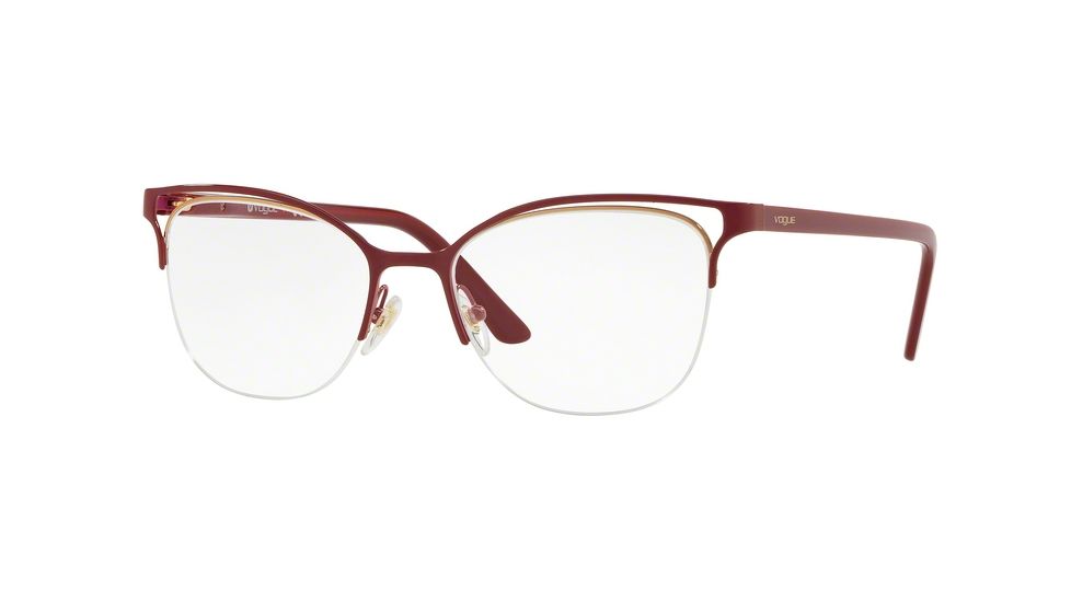 Vogue VO4087 Eyeglass Frames 5085-51 - Violet/light Pink Gold Frame