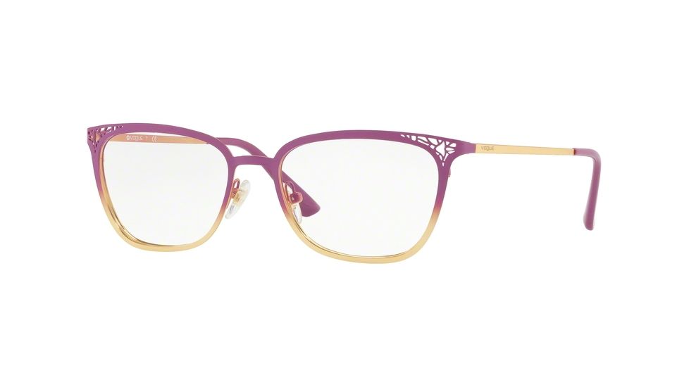Vogue VO4103 Eyeglass Frames 5086-50 - Top Violet Gradient On Gold Frame