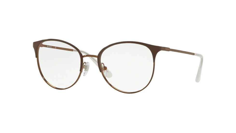 Vogue VO4108 Bifocal Prescription Eyeglasses, 49mm, Brown/Copper, VO4108-5101-49-BI