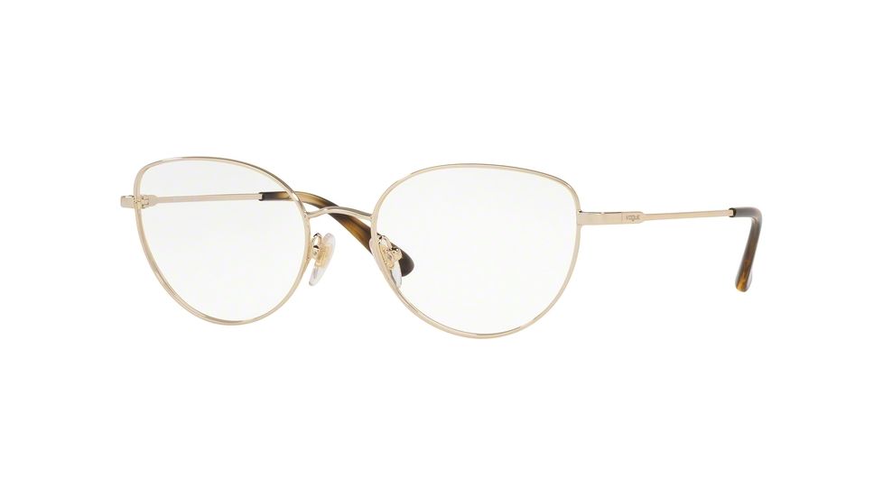 Vogue VO4128 Bifocal Prescription Eyeglasses, 50mm, Pale Gold, VO4128-848-50-BI
