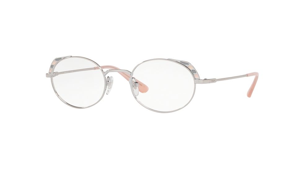 Vogue VO4132 Prescription Eyeglasses, 48mm, Silver, VO4132-323-48-SV