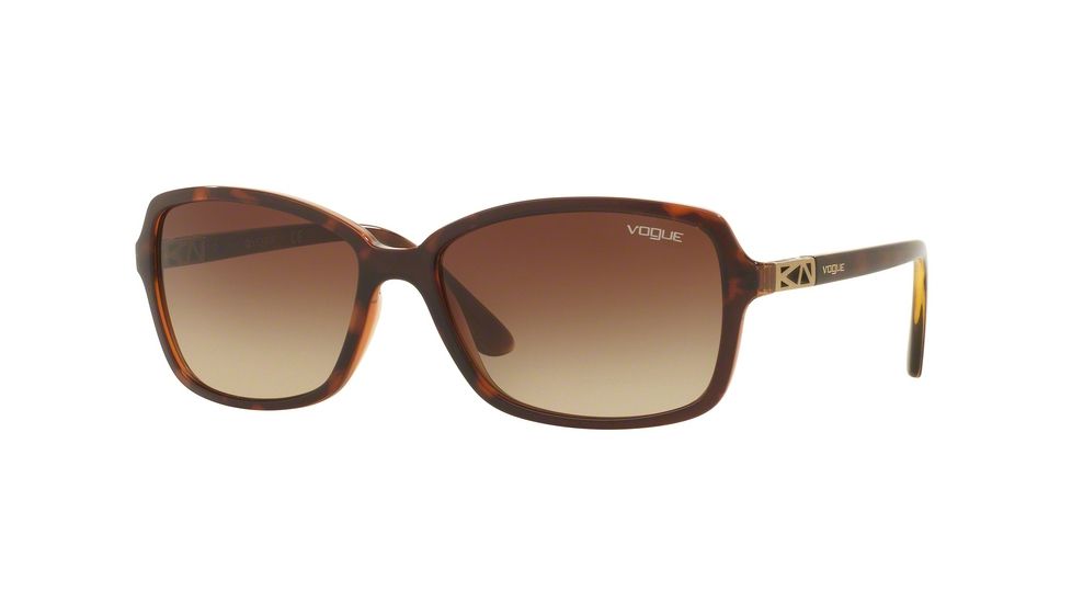 Vogue VO5031S Bifocal Prescription Sunglasses VO5031S-238613-58 - Lens Diameter 58 mm, Frame Color Top Dk Havana/lt Brown Transp