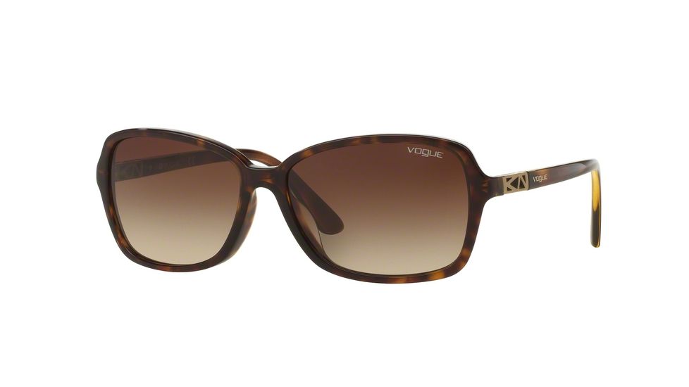 Vogue VO5031SF Progressive Prescription Sunglasses VO5031SF-W65613-58 - Lens Diameter 58 mm, Frame Color Dark Havana
