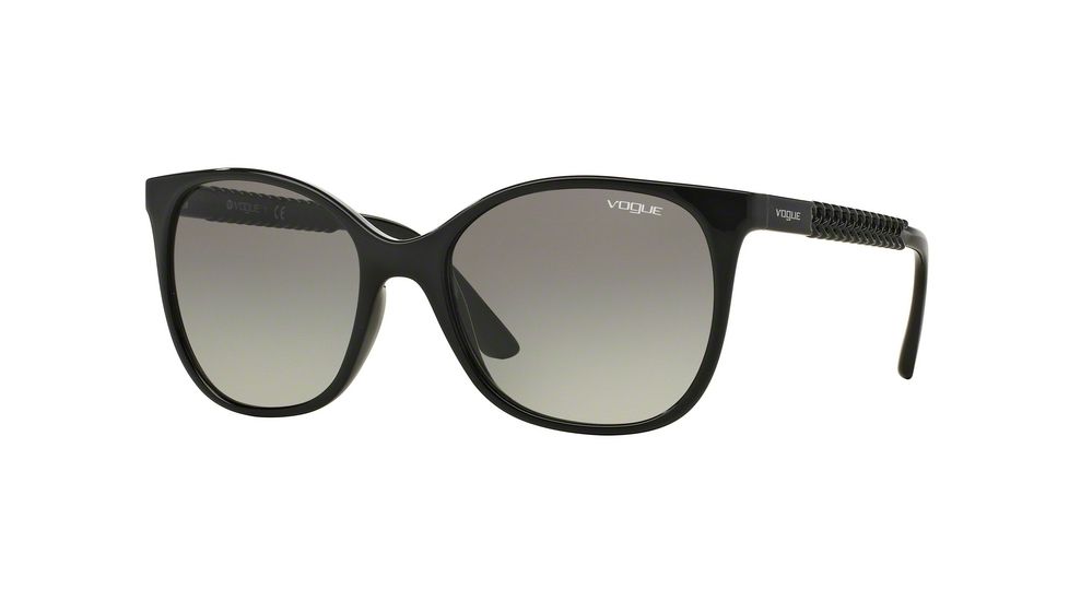 Vogue VO5032S Single Vision Prescription Sunglasses VO5032S-W44-11-54 - Lens Diameter 54 mm, Frame Color Black