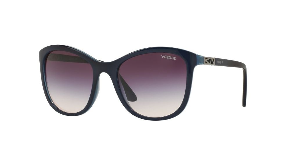Vogue VO5033S Bifocal Prescription Sunglasses VO5033S-238836-54 - Lens Diameter 54 mm, Frame Color Top Dark Blue/blue Transp