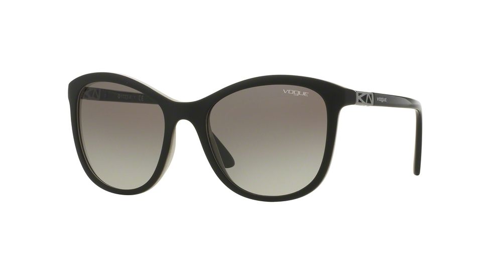 Vogue VO5033S Bifocal Prescription Sunglasses VO5033S-238911-54 - Lens Diameter 54 mm, Frame Color Top Matte Black/white