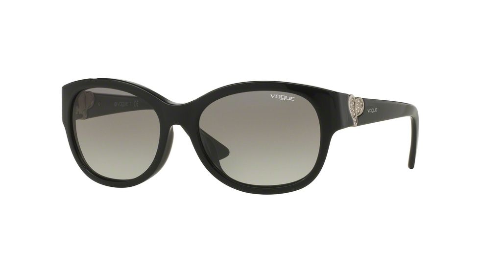 Vogue VO5034BF Single Vision Prescription Sunglasses VO5034BF-W44-11-56 - Lens Diameter 56 mm, Frame Color Black