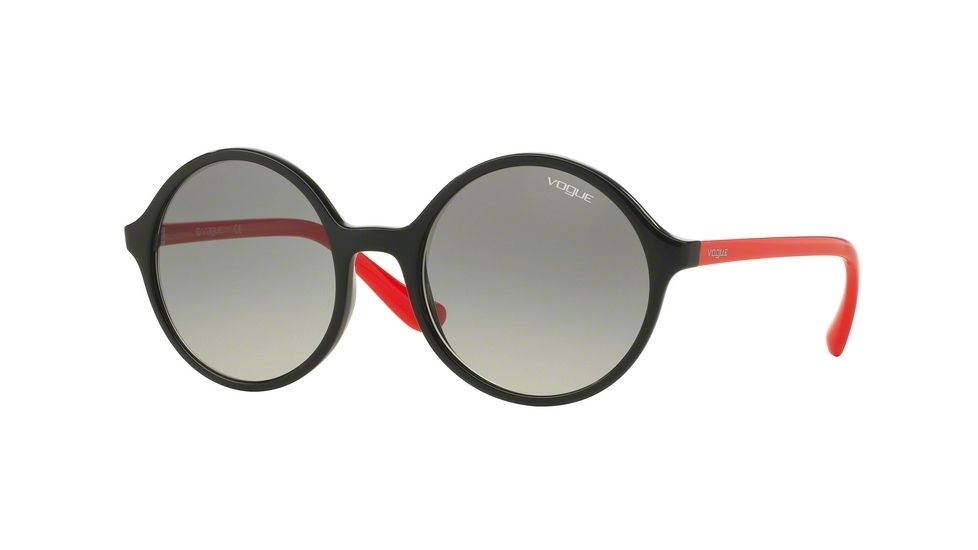Vogue VO5036S Sunglasses W44/11-52 - Black Frame, Gray Gradient Lenses