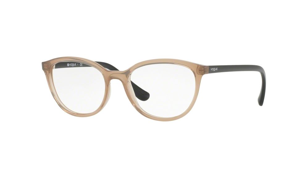 Vogue VO5037 Eyeglass Frames 2490-53 - Transparent Brown Frame