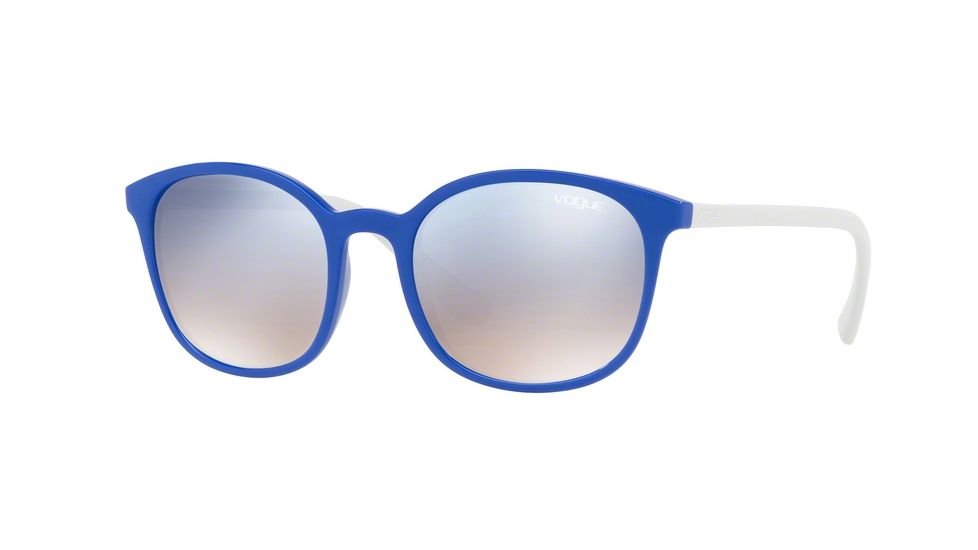 Vogue VO5051S Single Vision Prescription Sunglasses VO5051S-25407B-52 - Lens Diameter 52 mm, Frame Color Blue