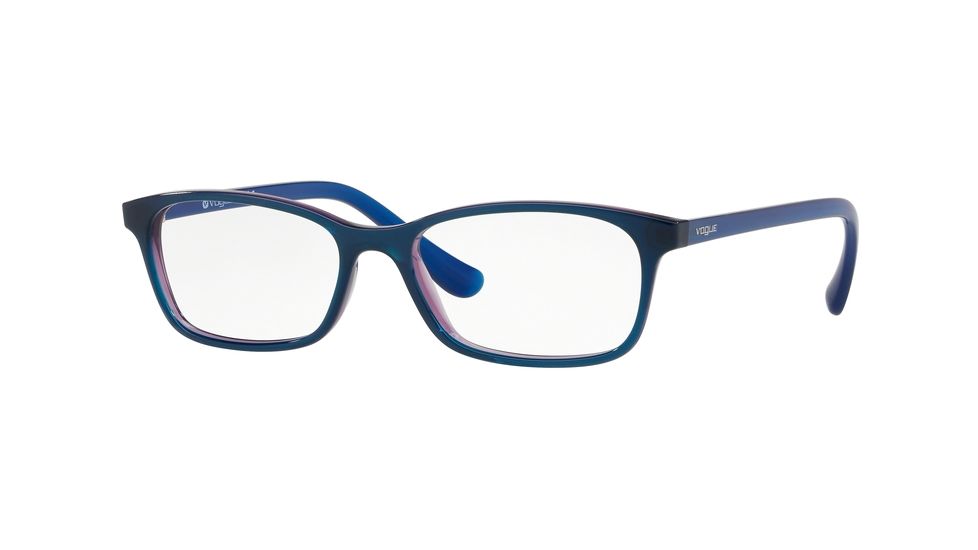 Vogue VO5053 Bifocal Prescription Eyeglasses 2633-51 - Transp Blue/transp Light Viole Frame