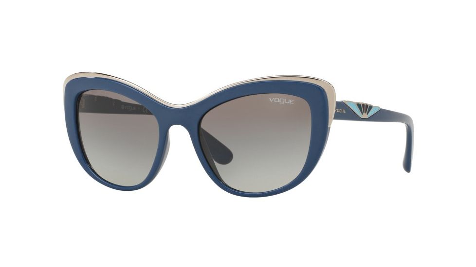 Vogue VO5054S Single Vision Prescription Sunglasses VO5054S-241648-53 - Lens Diameter 53 mm, Frame Color Bluette