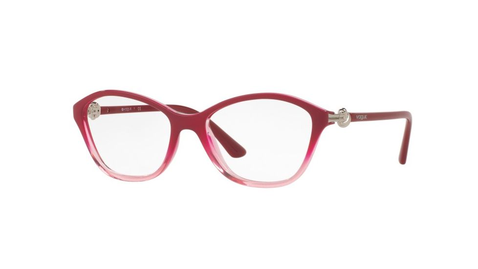 Vogue VO5057 Eyeglass Frames 2411-51 - Top Red Gradient Pink Frame