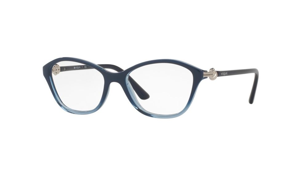 Vogue VO5057 Eyeglass Frames 2412-51 - Top Blue Gradient Azure Frame