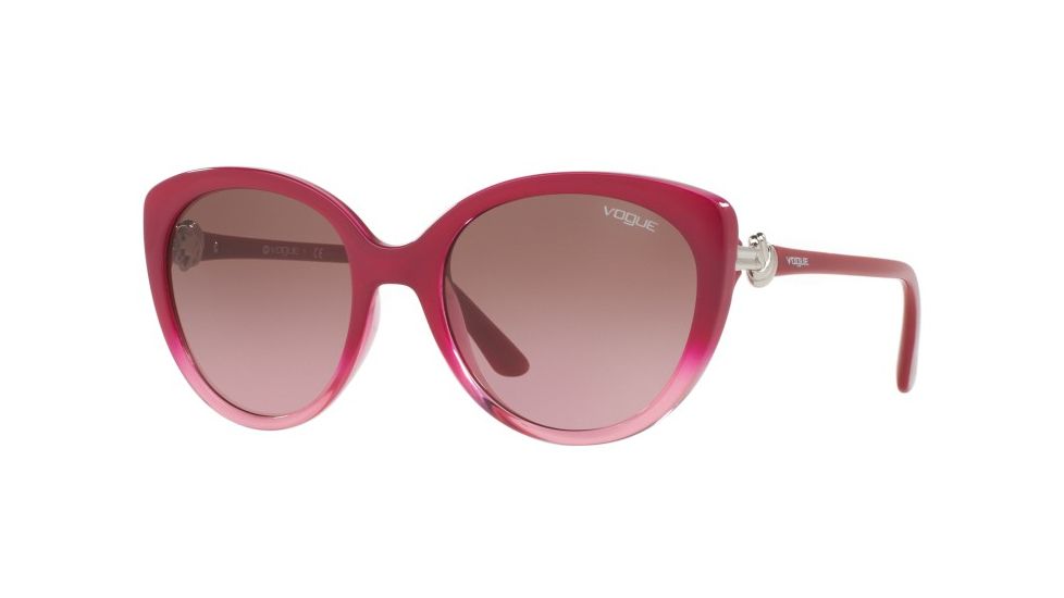 Vogue VO5060S Single Vision Prescription Sunglasses VO5060S-211114-53 - Lens Diameter 53 mm, Frame Color Top Red Gradient Pink