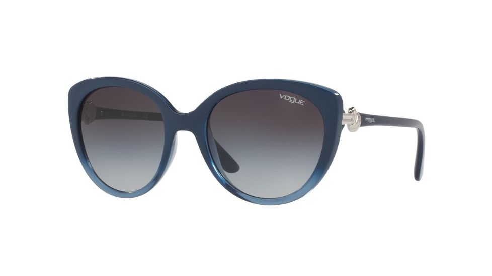 Vogue VO5060S Single Vision Prescription Sunglasses VO5060S-24128G-53 - Lens Diameter 53 mm, Frame Color Top Blue Gradient Azure