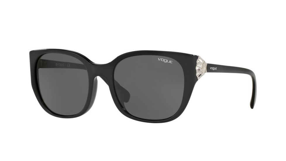 Vogue VO5061BF Single Vision Prescription Sunglasses VO5061BF-W44-87-55 - Lens Diameter 55 mm, Frame Color Black