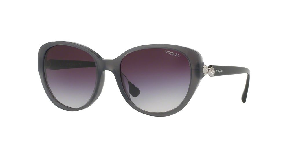 Vogue VO5092BF Single Vision Prescription Sunglasses VO5092BF-247836-55 - Lens Diameter 55 mm, Frame Color Grey