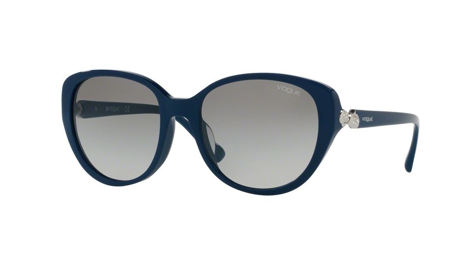 Vogue VO5092BF Single Vision Prescription Sunglasses VO5092BF-247911-55 - Lens Diameter 55 mm, Frame Color Blue