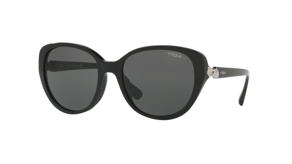 Vogue VO5092BF Single Vision Prescription Sunglasses VO5092BF-W44-87-55 - Lens Diameter 55 mm, Frame Color Black