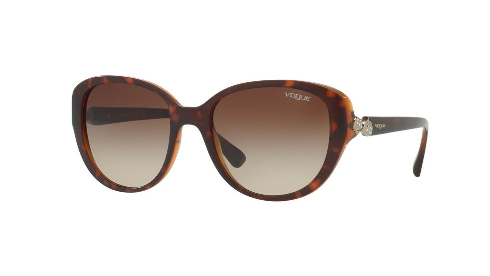 Vogue VO5092SB Bifocal Prescription Sunglasses VO5092SB-238613-53 - Lens Diameter 53 mm, Frame Color Top Dark Havana/brown