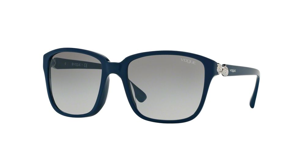 Vogue VO5093BF Single Vision Prescription Sunglasses VO5093BF-247911-56 - Lens Diameter 56 mm, Frame Color Blue