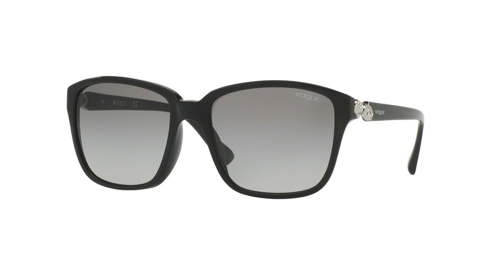 Vogue VO5093BF Single Vision Prescription Sunglasses VO5093BF-W44-11-56 - Lens Diameter 56 mm, Frame Color Black