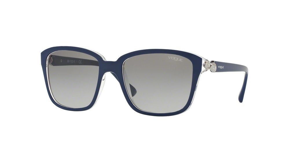 Vogue VO5093SB Single Vision Prescription Sunglasses VO5093SB-246611-54 - Lens Diameter 54 mm, Frame Color Top Blue/serigraphy