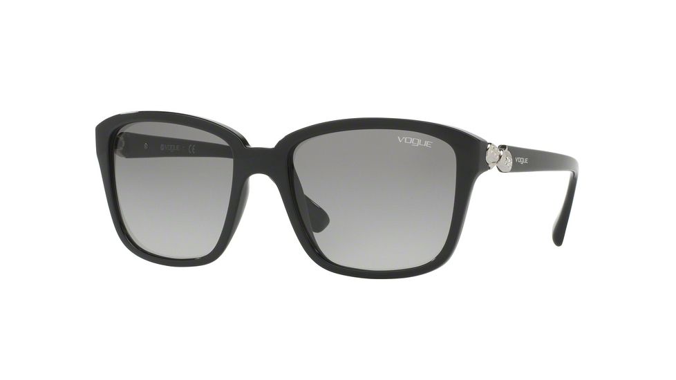 Vogue VO5093SB Single Vision Prescription Sunglasses VO5093SB-W44-11-54 - Lens Diameter 54 mm, Frame Color Black