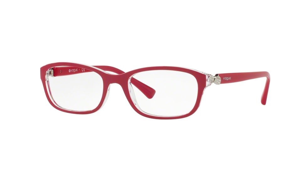 Vogue VO5094B Eyeglass Frames 2468-52 - Top Fuxia/serigraphy Frame