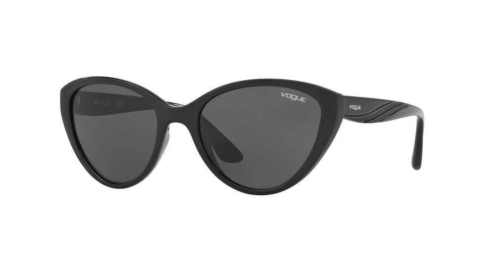 Vogue VO5105S Single Vision Prescription Sunglasses VO5105S-W44-87-55 - Lens Diameter 55 mm, Frame Color Black