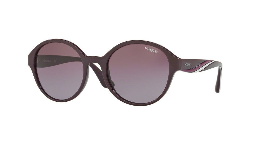 Vogue VO5106S Single Vision Prescription Sunglasses VO5106S-24188H-54 - Lens Diameter 54 mm, Frame Color Violet