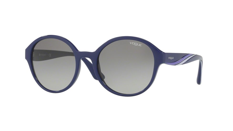 Vogue VO5106S Single Vision Prescription Sunglasses VO5106S-246411-54 - Lens Diameter 54 mm, Frame Color Blue