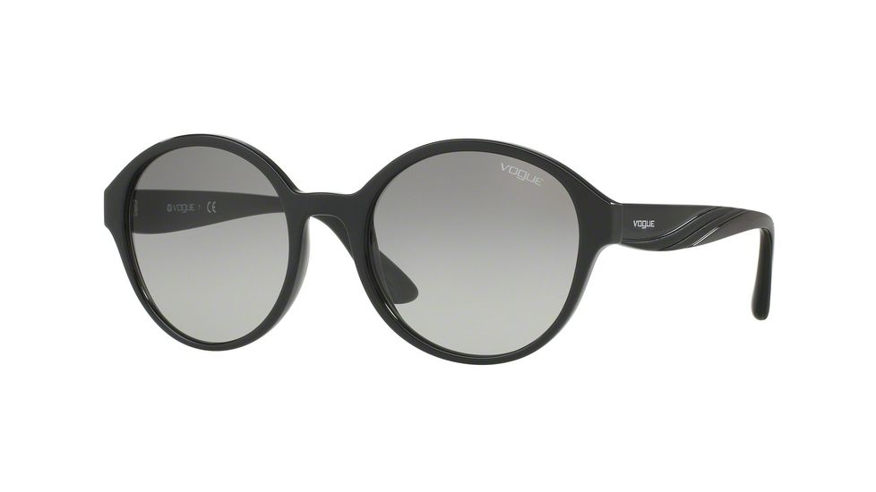 Vogue VO5106S Single Vision Prescription Sunglasses VO5106S-W44-11-54 - Lens Diameter 54 mm, Frame Color Black