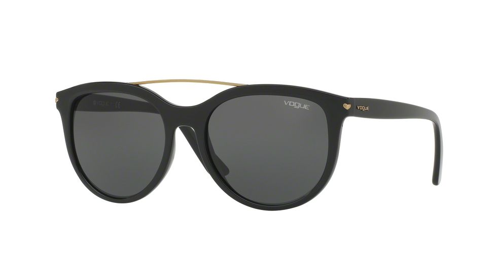 Vogue VO5134S Single Vision Prescription Sunglasses VO5134S-W44-87-55 - Lens Diameter 55 mm, Frame Color Black