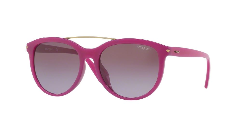 Vogue VO5134SF Progressive Prescription Sunglasses VO5134SF-25318H-57 - Lens Diameter 57 mm, Frame Color Opal Violet