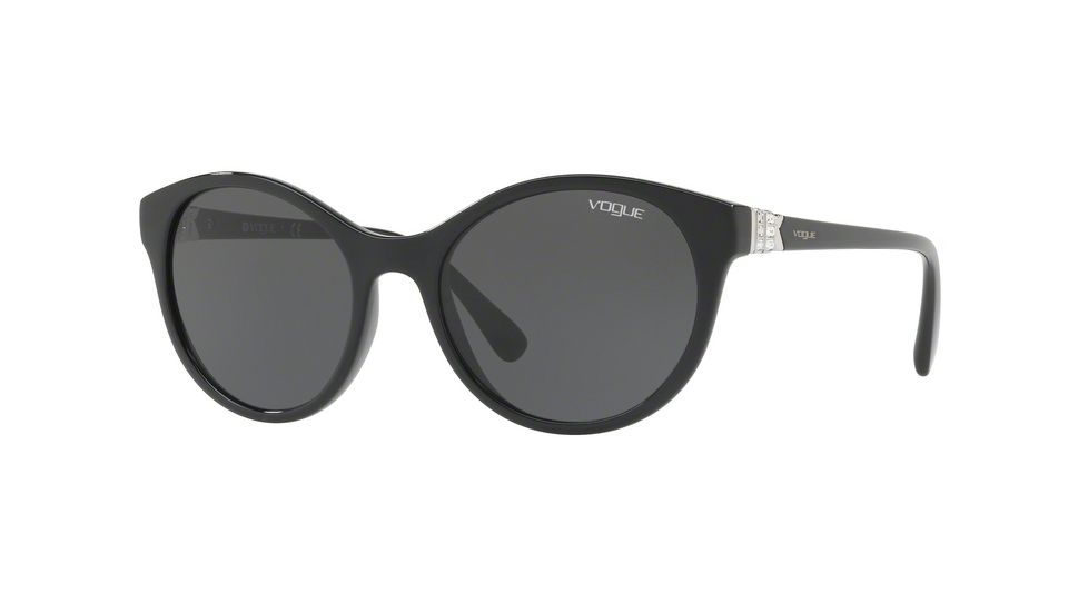 Vogue VO5135SB Single Vision Prescription Sunglasses VO5135SB-W44-87-52 - Lens Diameter 52 mm, Frame Color Black