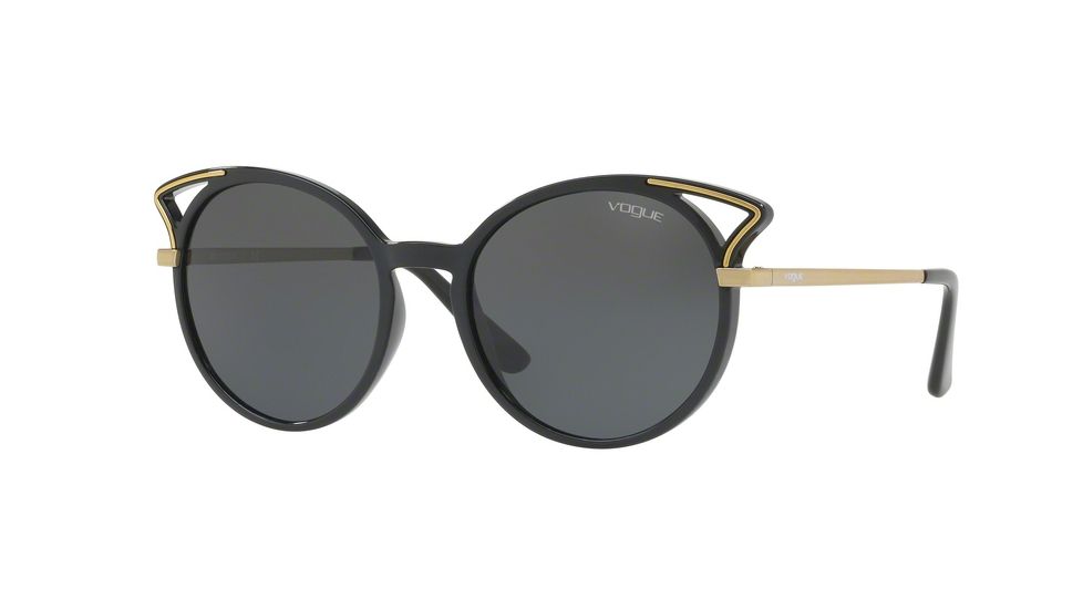 Vogue VO5136S Single Vision Prescription Sunglasses VO5136S-W44-87-52 - Lens Diameter 52 mm, Frame Color Black