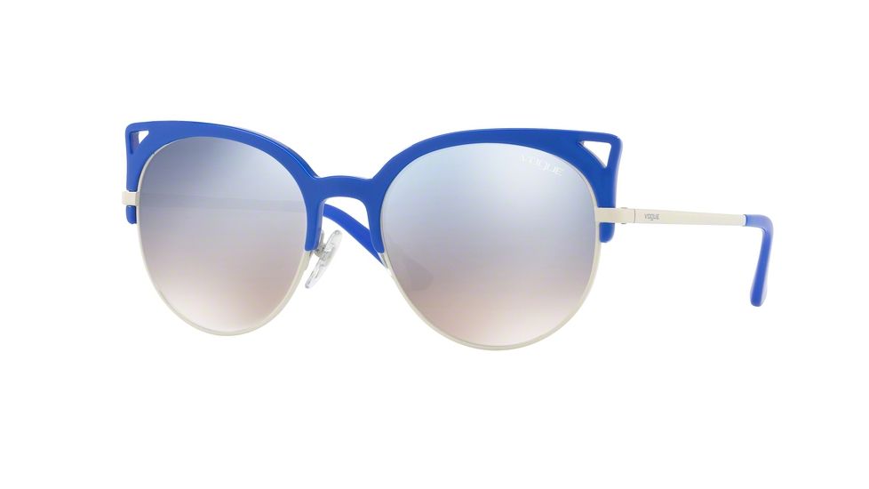 Vogue VO5137S Progressive Prescription Sunglasses VO5137S-25407B-55 - Lens Diameter 55 mm, Frame Color Blue