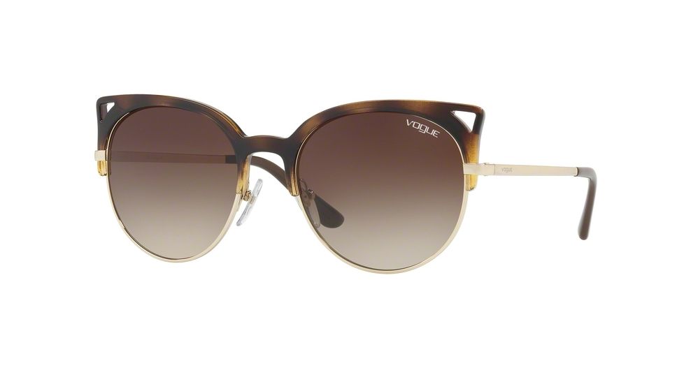 Vogue VO5137S Progressive Prescription Sunglasses VO5137S-W65613-55 - Lens Diameter 55 mm, Frame Color Dark Havana