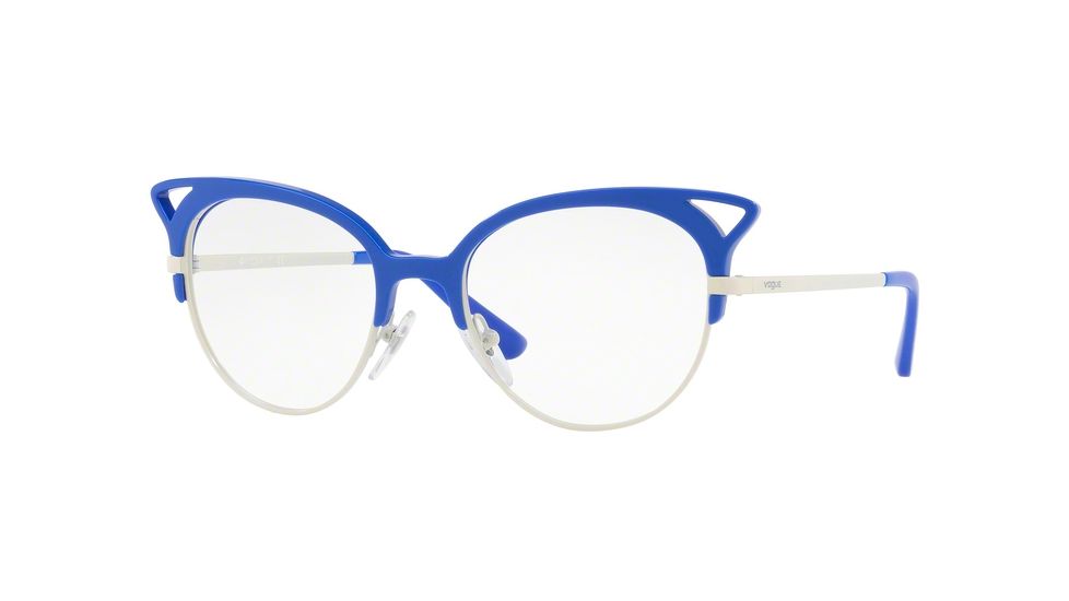 Vogue VO5138 Bifocal Prescription Eyeglasses 2540-50 - Blue/pastel Beige Frame