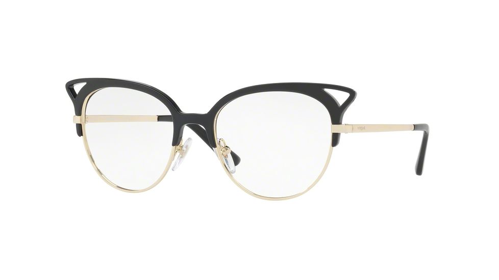Vogue VO5138 Bifocal Prescription Eyeglasses W44-50 - Black/pale Gold Frame