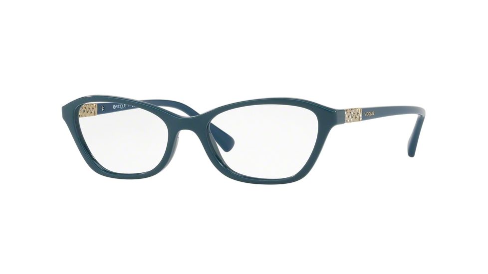Vogue VO5139B Single Vision Prescription Eyeglasses 2463-52 - Petroleum Green Frame