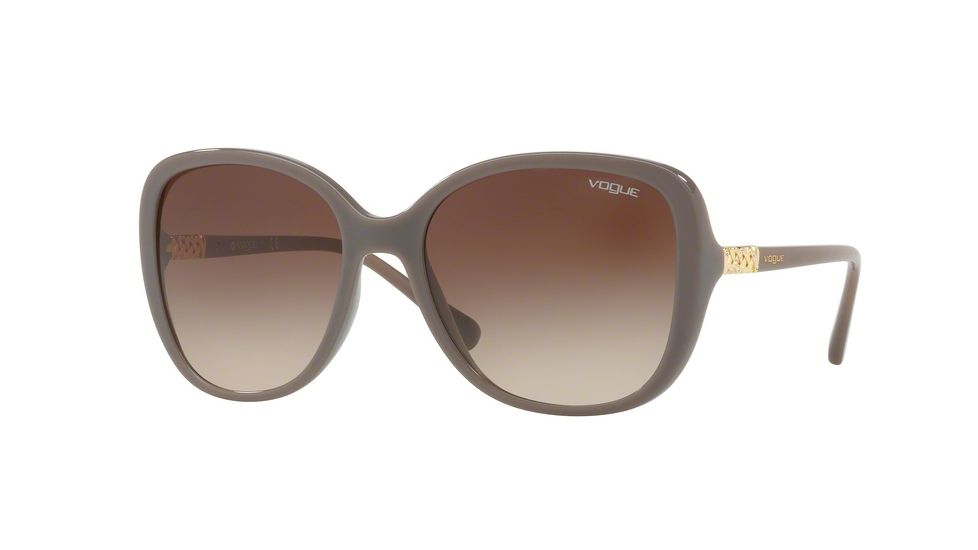 Vogue VO5154SB Single Vision Prescription Sunglasses VO5154SB-259613-56 - Lens Diameter 56 mm, Frame Color Turtledove
