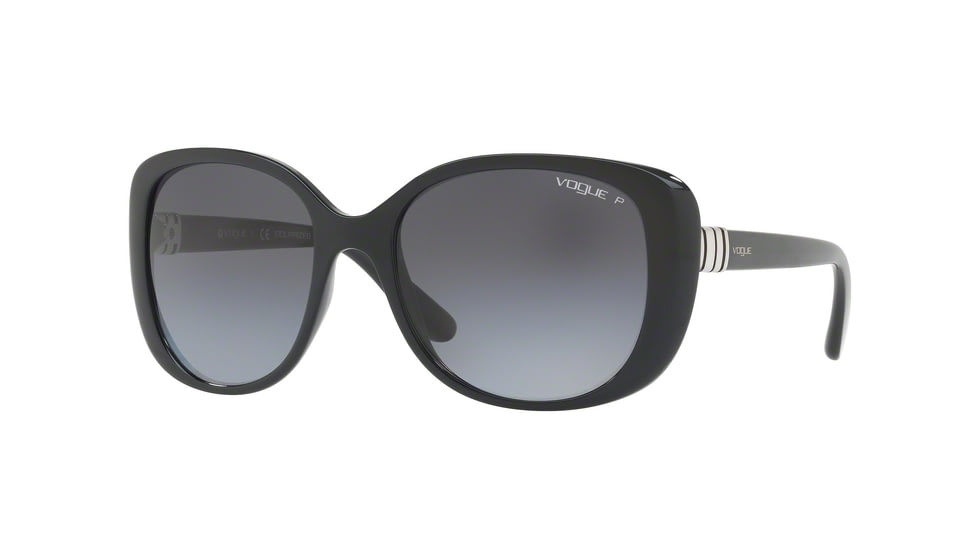 Vogue VO5155S Single Vision Prescription Sunglasses VO5155S-W44-T3-55 - Lens Diameter 55 mm, Frame Color Black