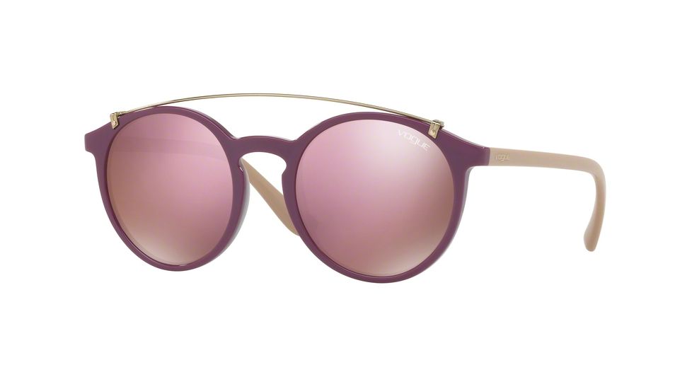 Vogue VO5161S Single Vision Prescription Sunglasses VO5161S-25925R-51 - Lens Diameter 51 mm, Frame Color Violet